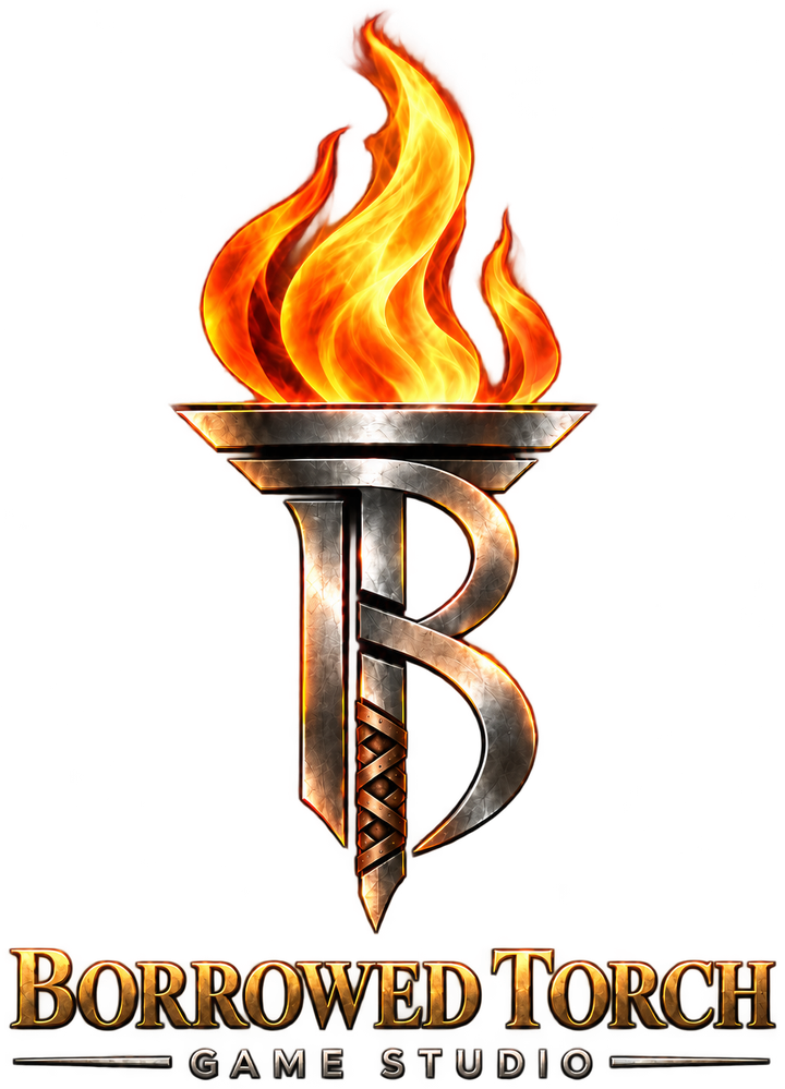 Borrowed Torch game studio logo